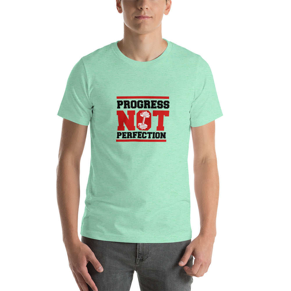 PROGRESS NOT PERFECTION - Unisex t-shirt