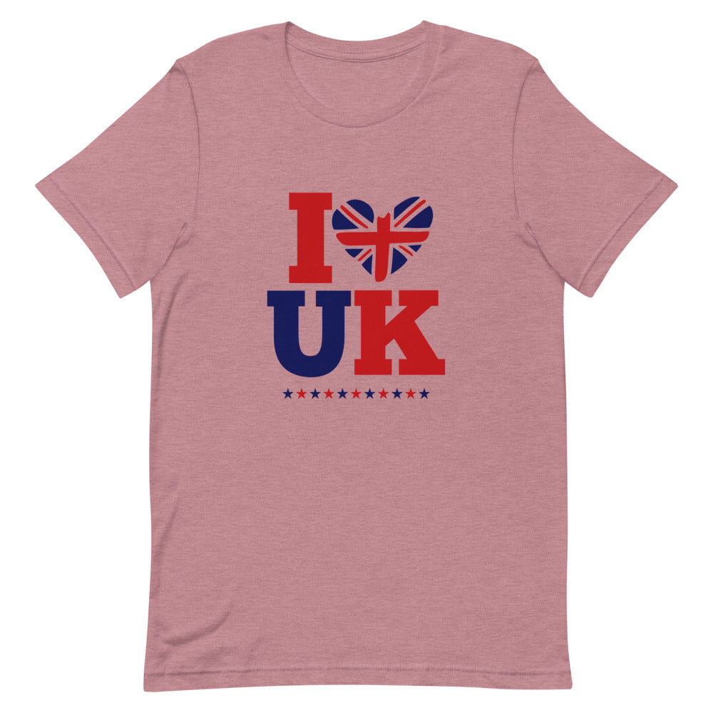 I LOVE UK - Unisex Short-Sleeve T-Shirt