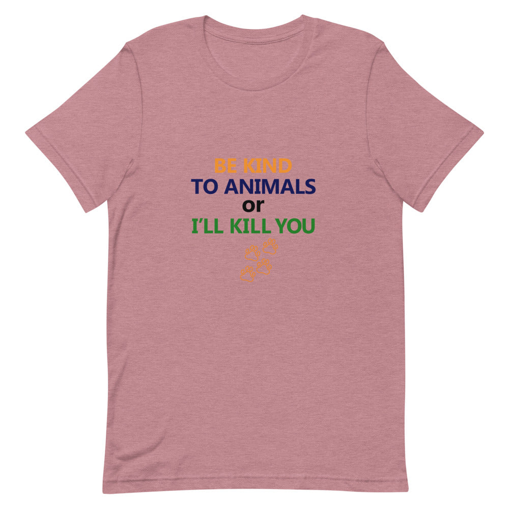 BE KIND TO ANIMALS - Unisex Short-Sleeve T-Shirt