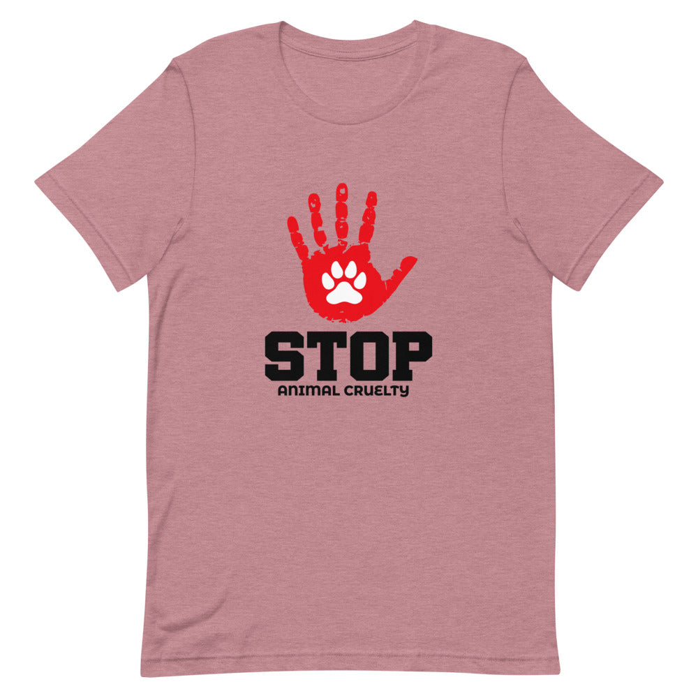 STOP ANIMAL CRUELTY - Unisex Short-Sleeve T-Shirt