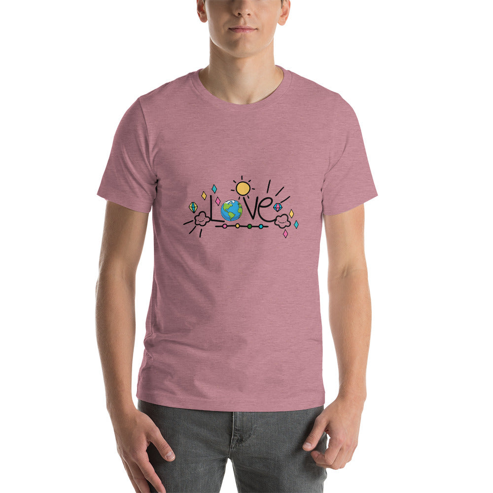 LOVE EARTH - Short-Sleeve Unisex T-Shirt