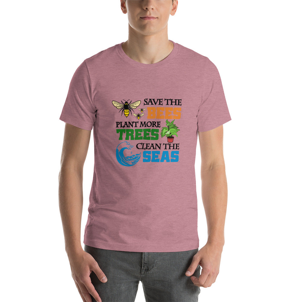 SAVE THE BEES - Short-Sleeve Unisex T-Shirt