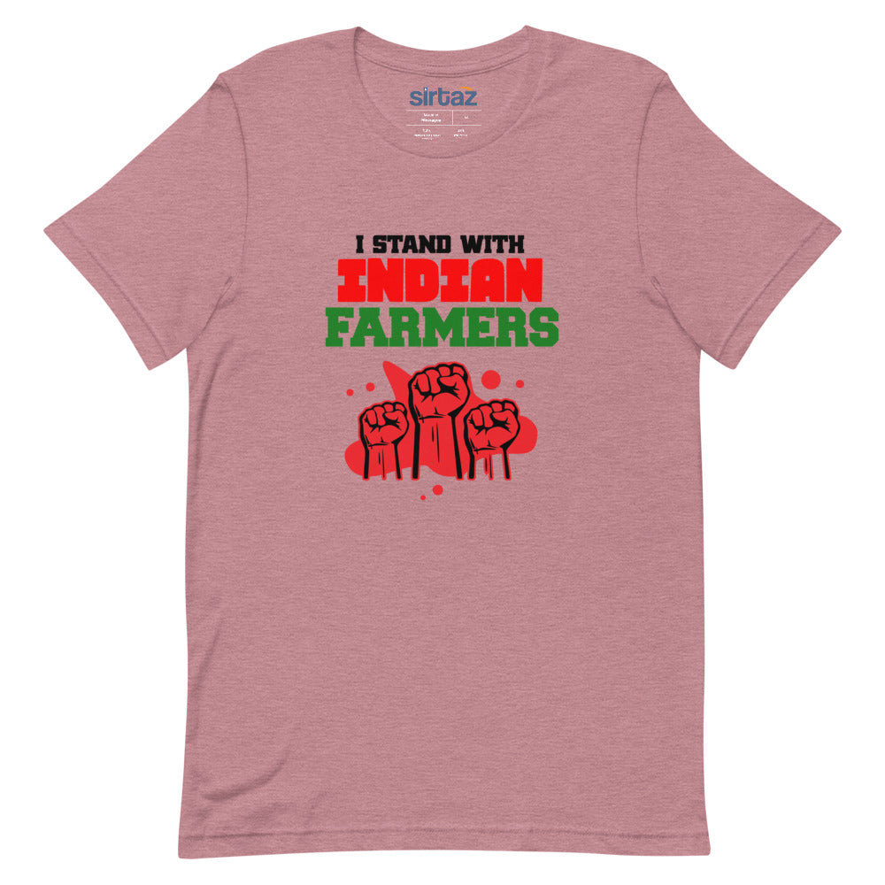 I STAND WITH INDIAN FARMERS - Unisex Short-Sleeve T-Shirt