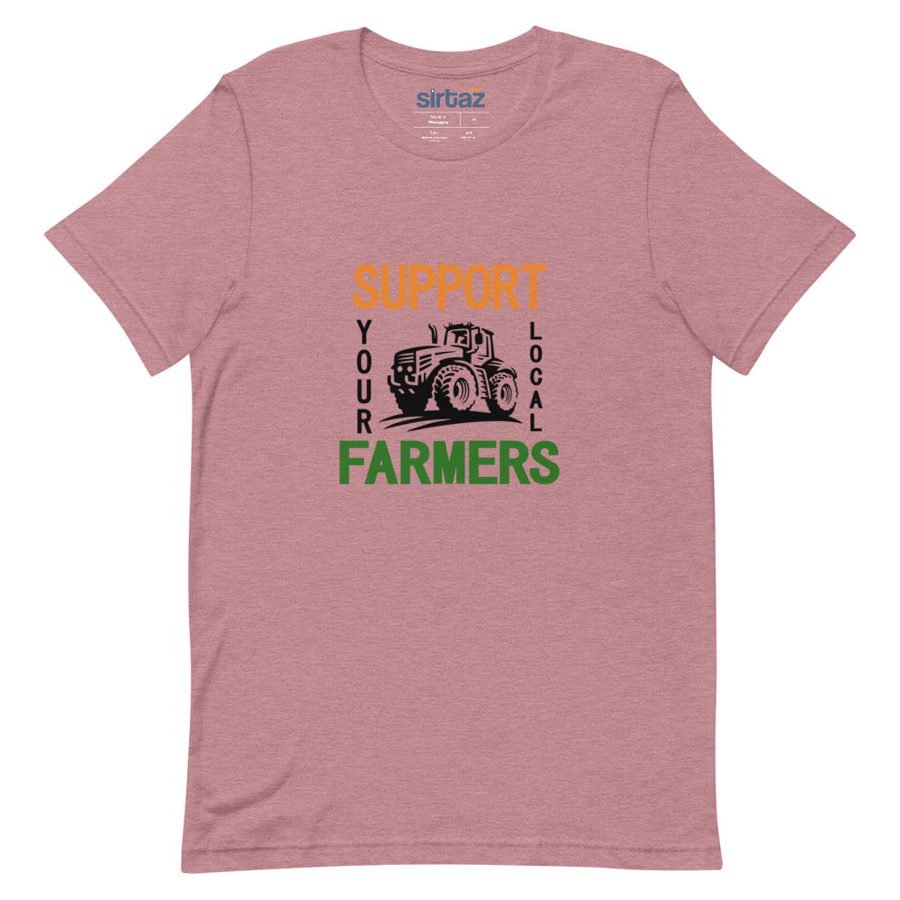 SUPPORT YOUR LOCAL FARMERS - Unisex Short-Sleeve T-Shirt