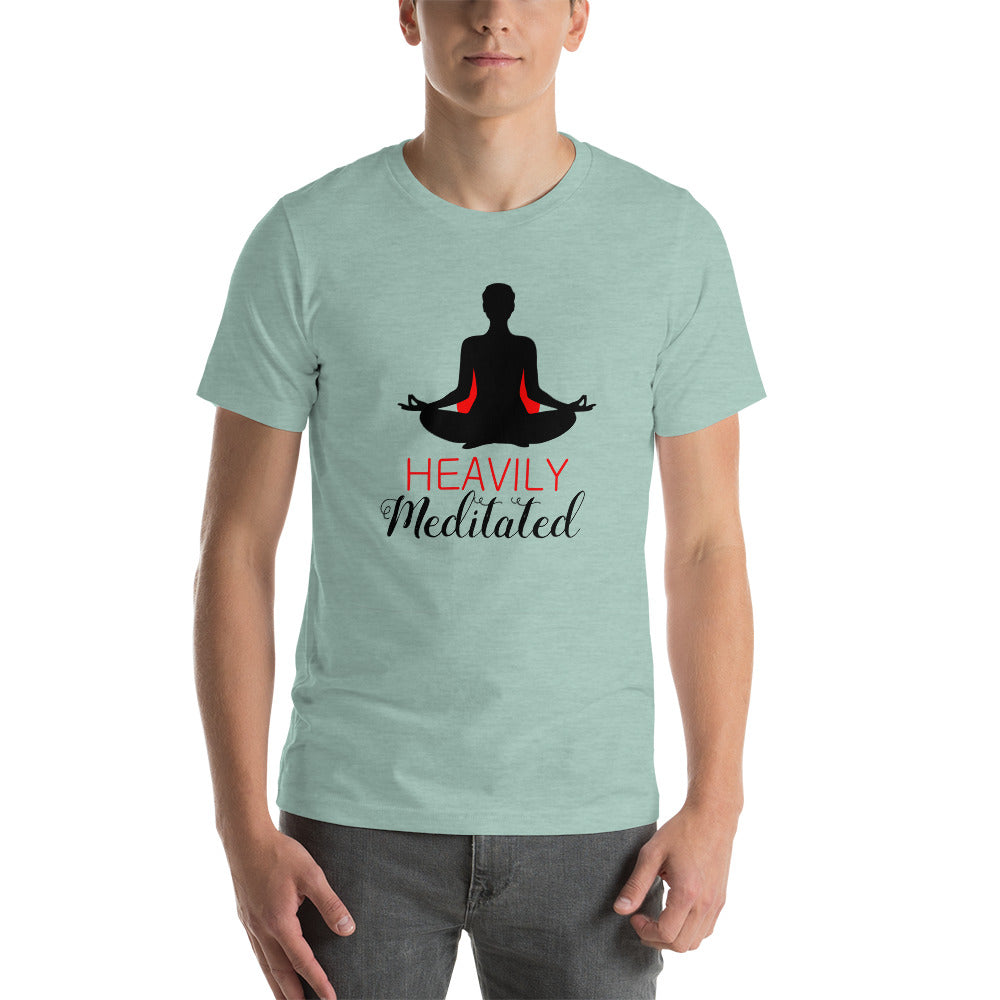 HEAVILY MEDITATED - Short-Sleeve Unisex T-Shirt