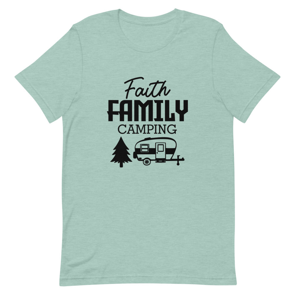 Family Camping- Unisex Short-Sleeve T-Shirt