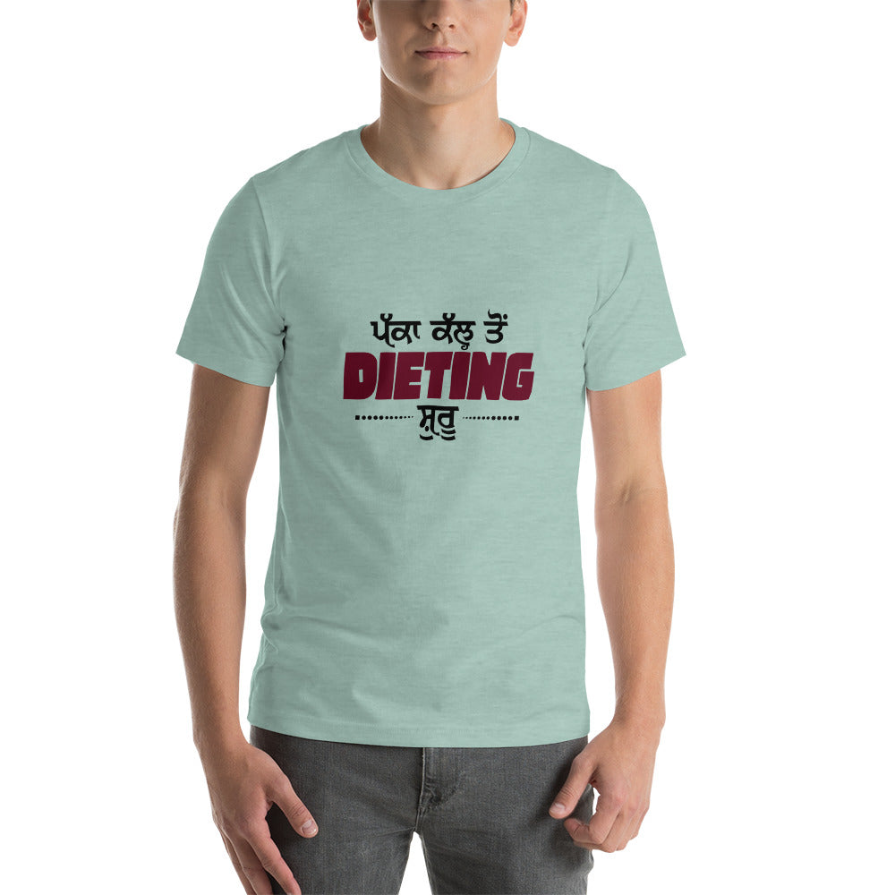 PAKKA KAL TO DIETING SHURU - Short-Sleeve Unisex T-Shirt