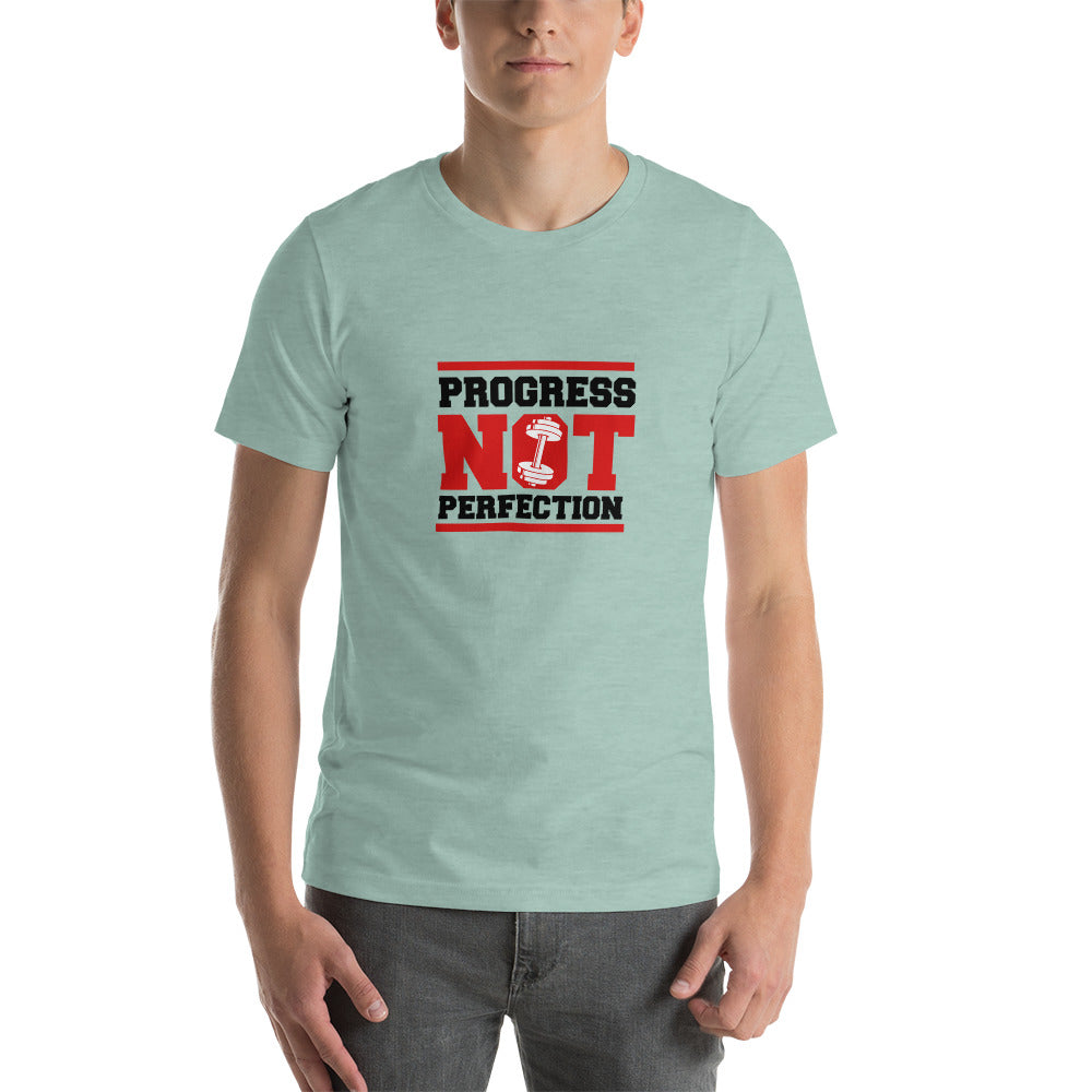 PROGRESS NOT PERFECTION - Unisex t-shirt