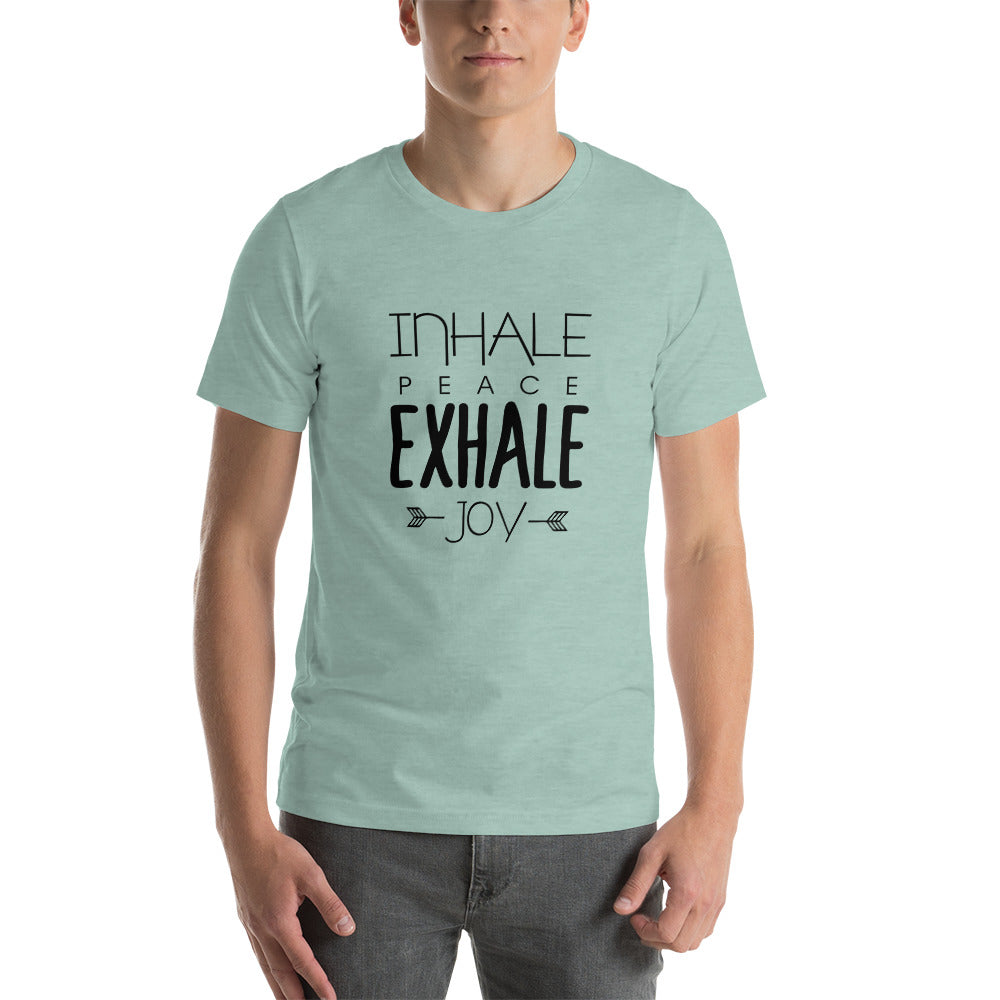 INHALE PEACE EXHALE JOY - Unisex t-shirt