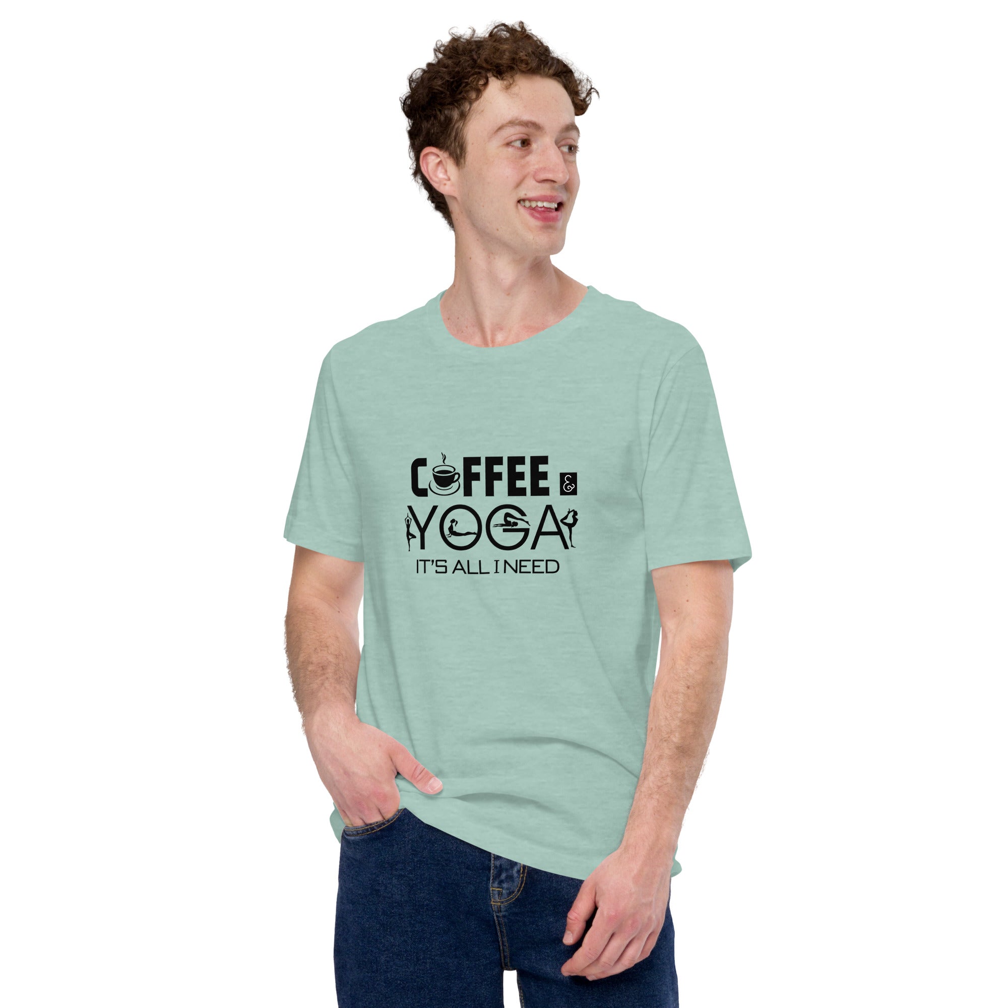 COFFEE YOGA IT'S ALL I NEED - Unisex t-shirt
