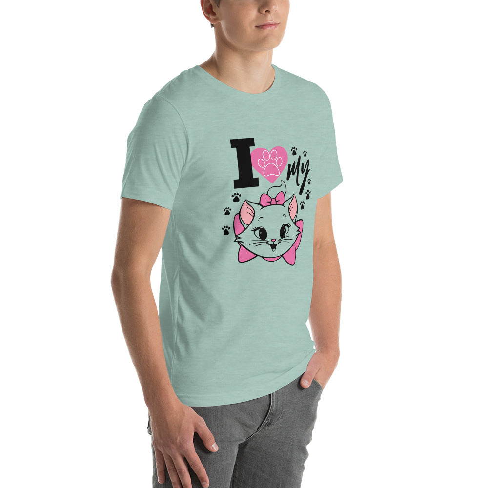 I LOVE MY CAT - Unisex t-shirt