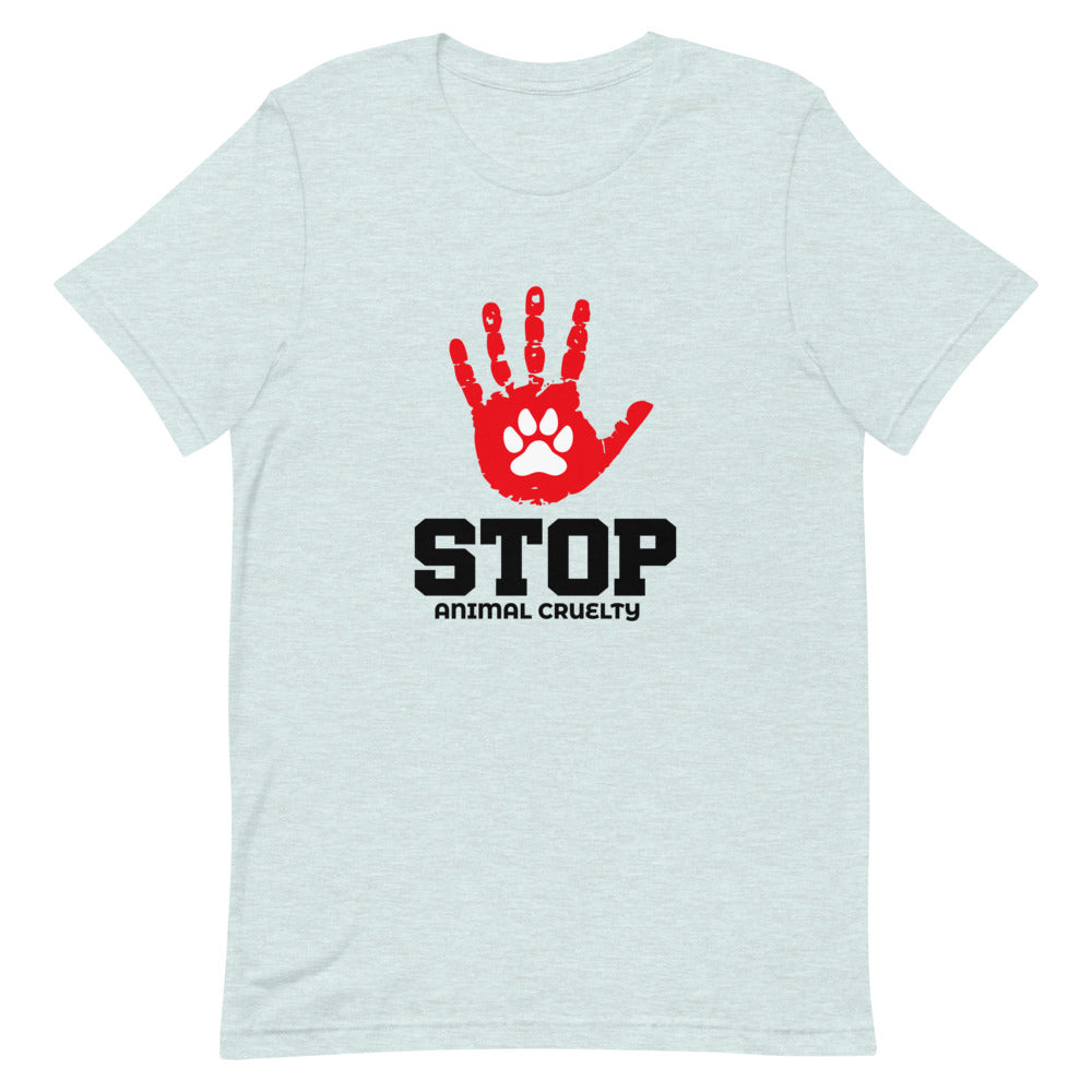 STOP ANIMAL CRUELTY - Unisex Short-Sleeve T-Shirt