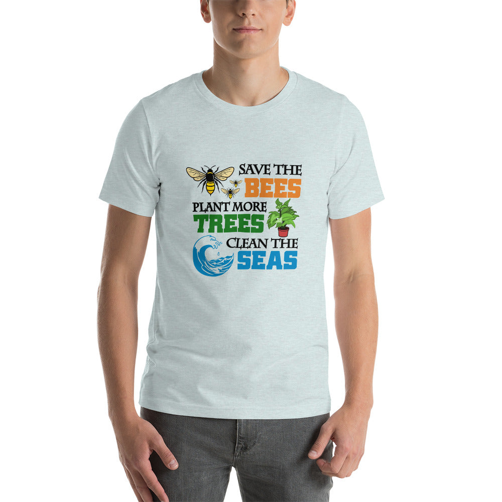 SAVE THE BEES - Short-Sleeve Unisex T-Shirt