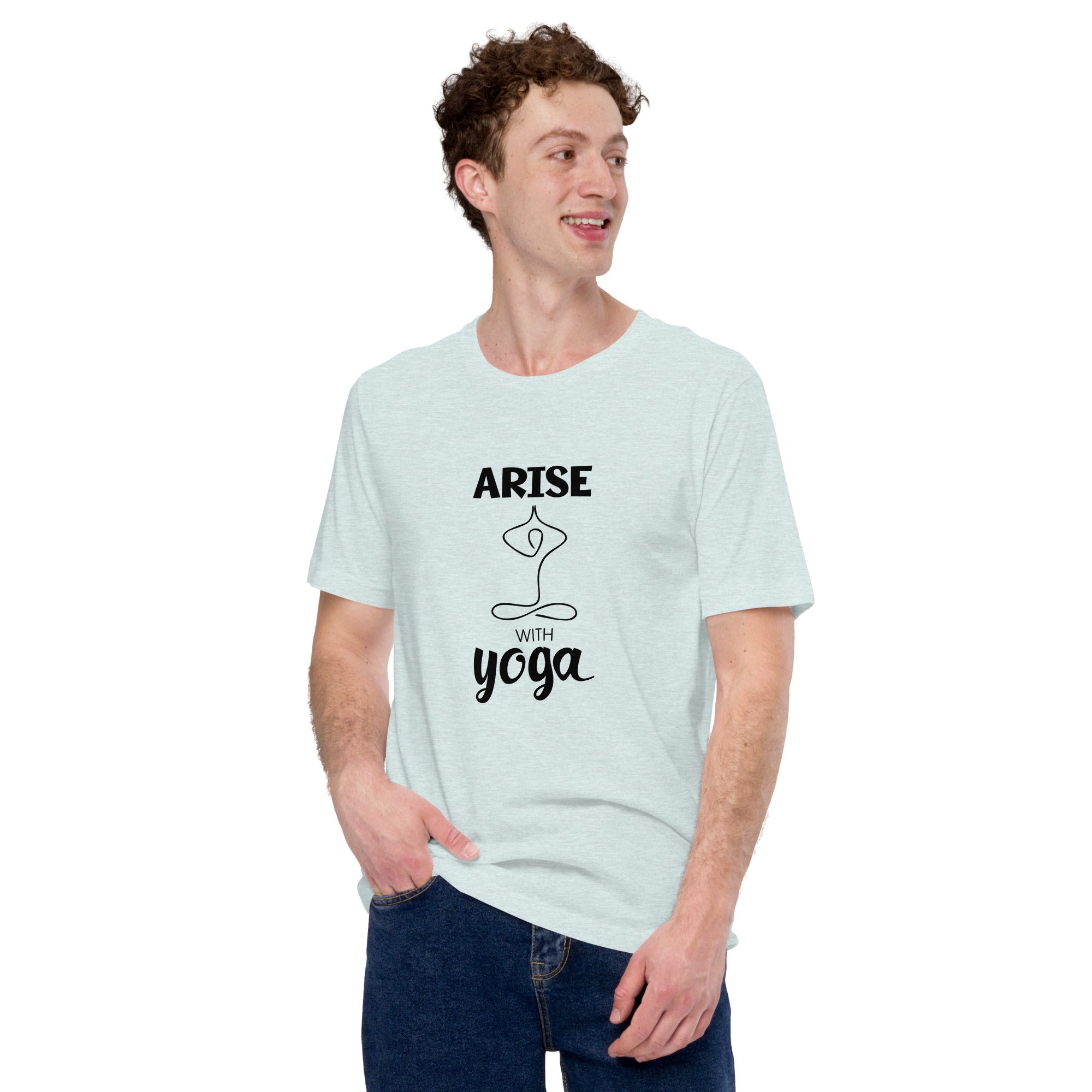 ARISE WITH YOGA - Unisex t-shirt