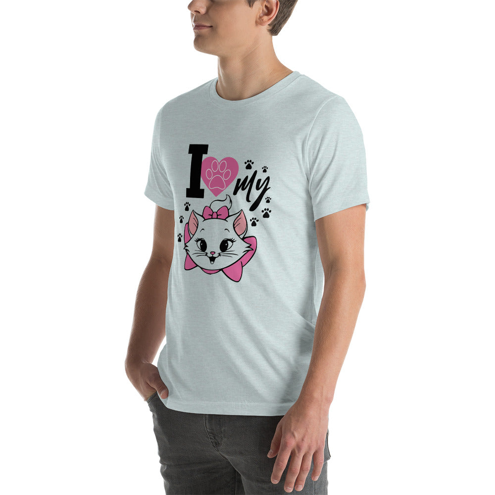 I LOVE MY CAT - Unisex t-shirt