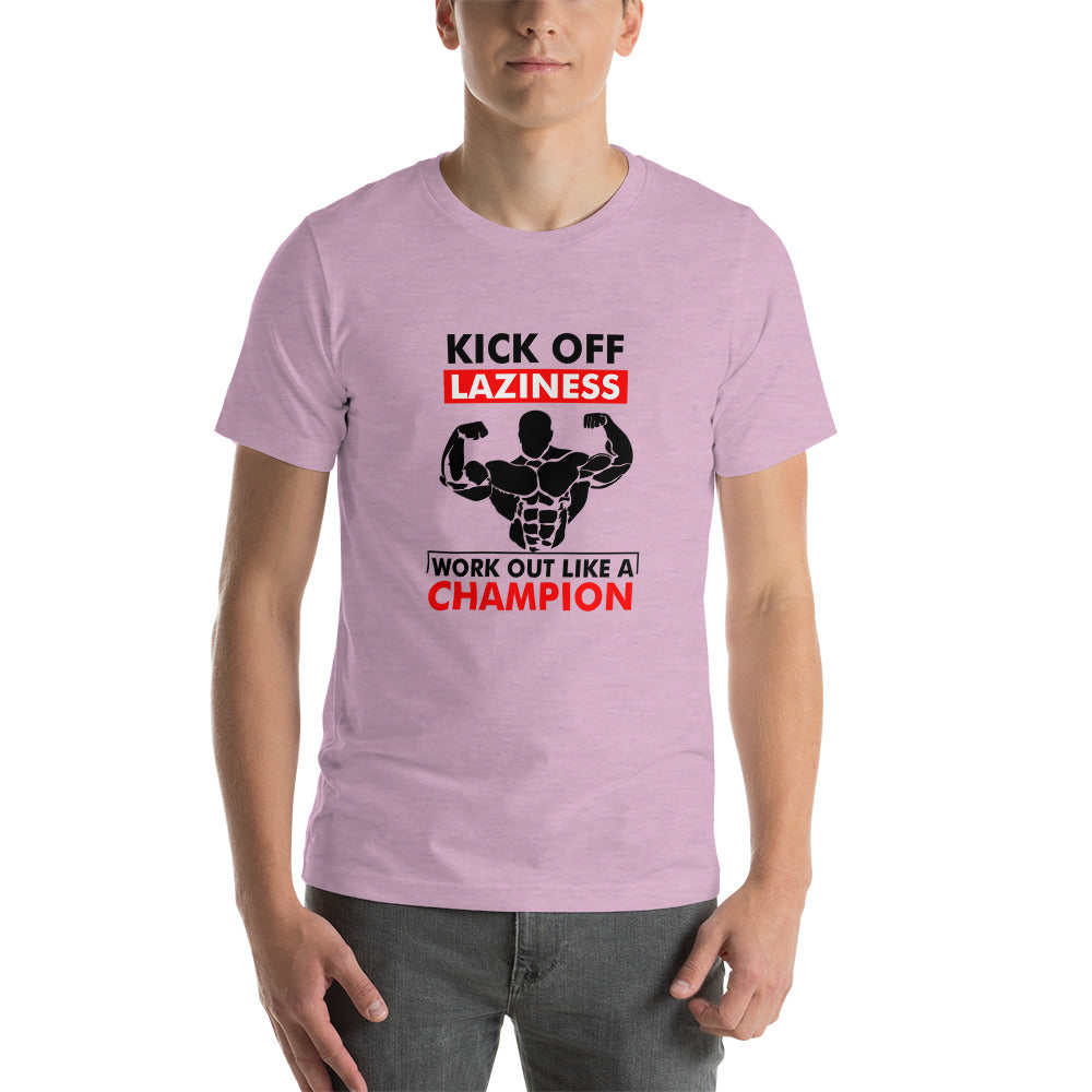 KICK OFF LAZINESS - Unisex t-shirt