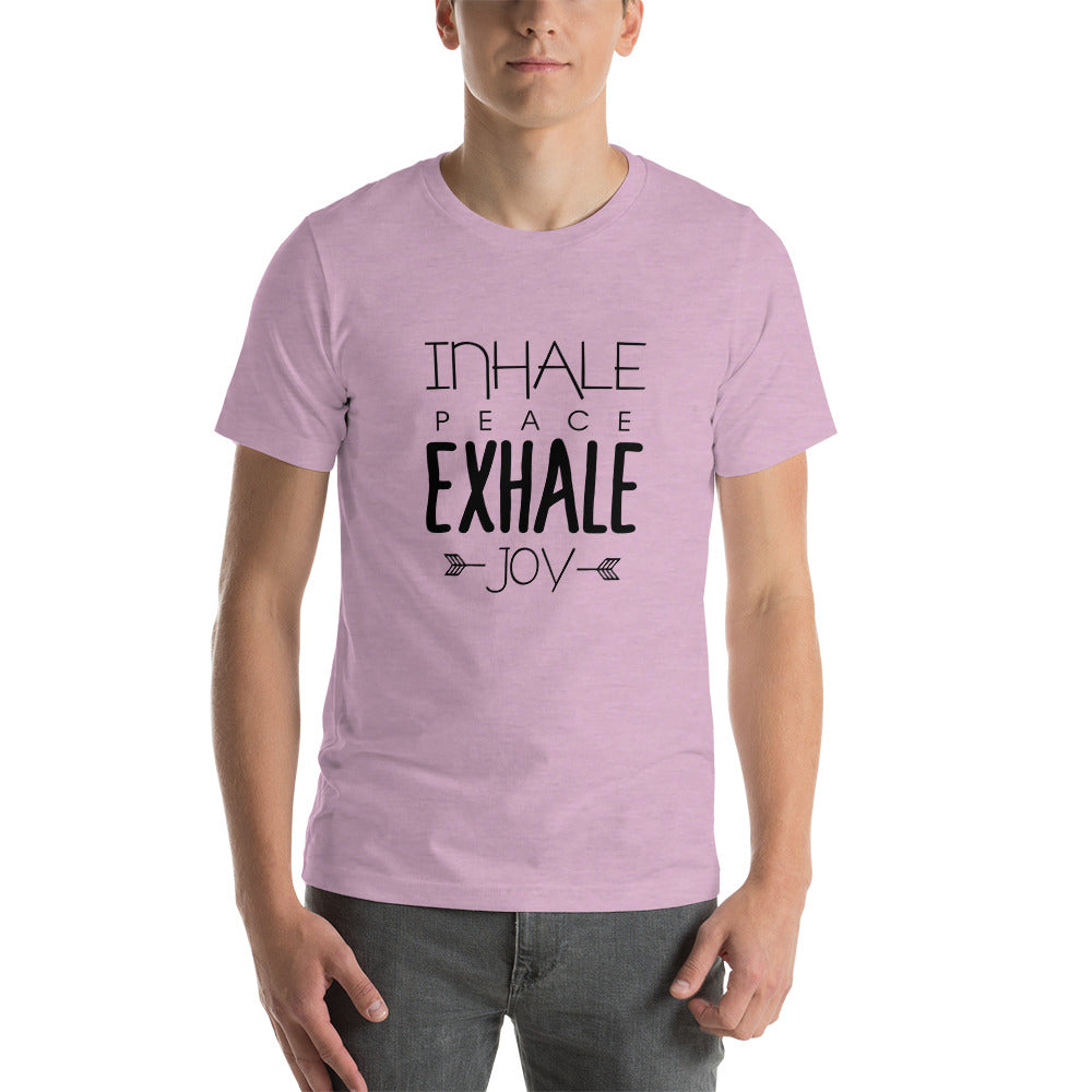 INHALE PEACE EXHALE JOY - Unisex t-shirt