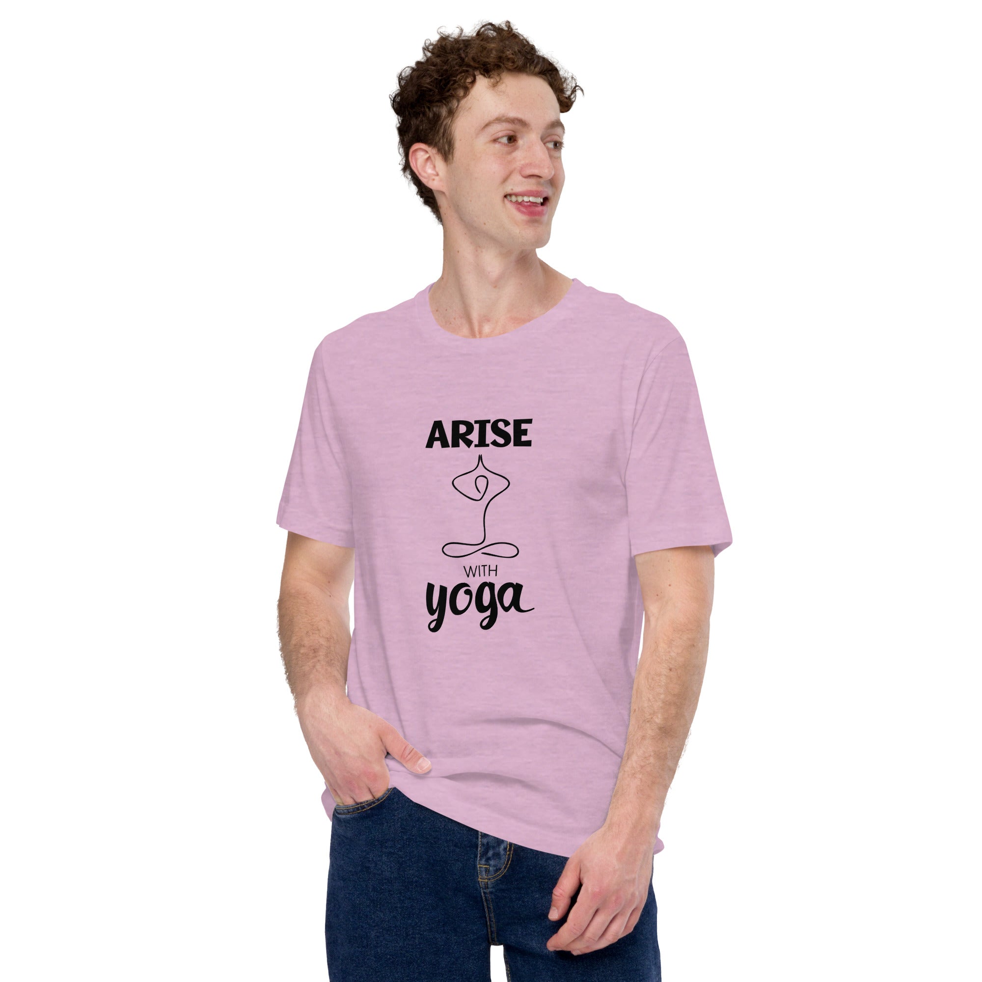 ARISE WITH YOGA - Unisex t-shirt