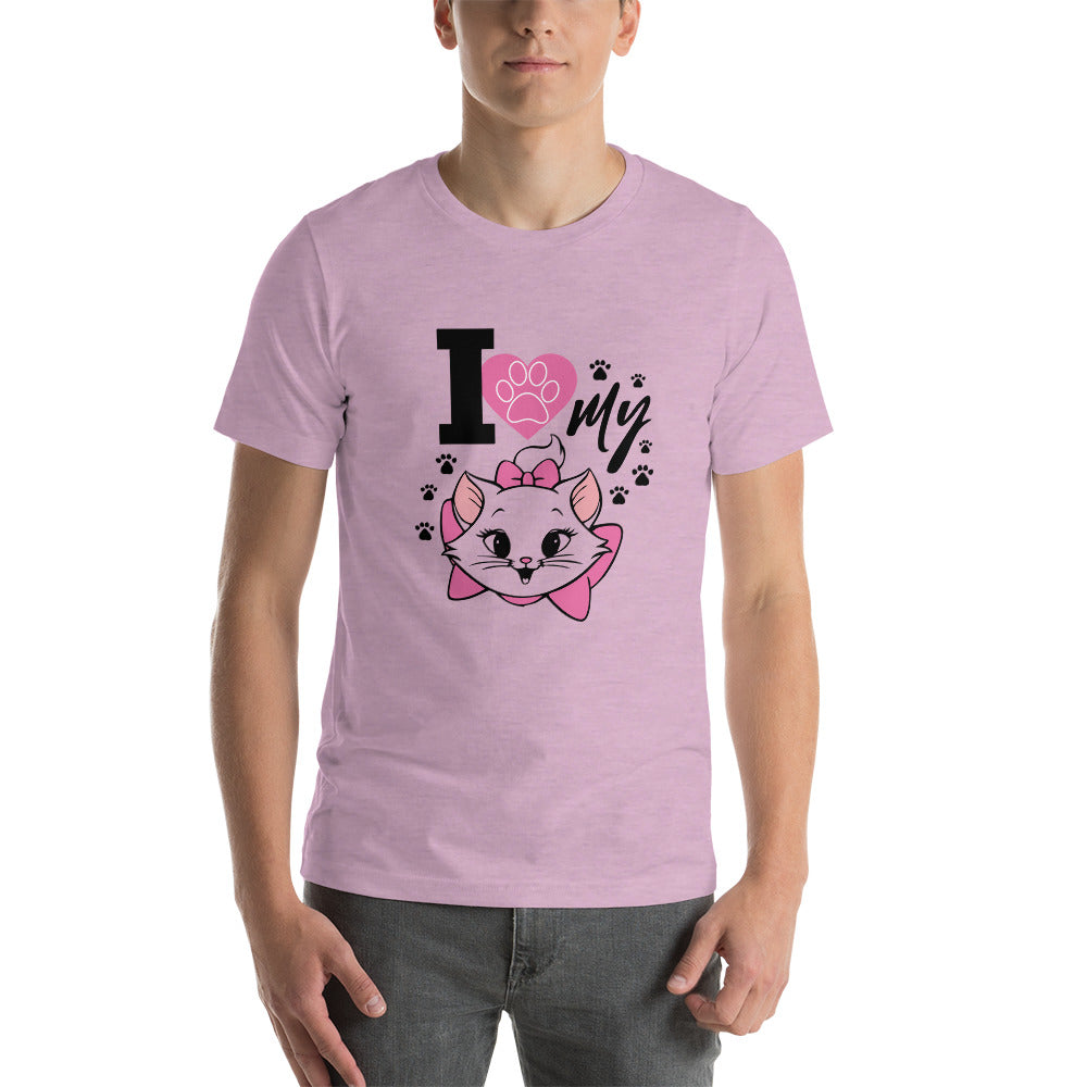 I LOVE MY CAT - Unisex t-shirt