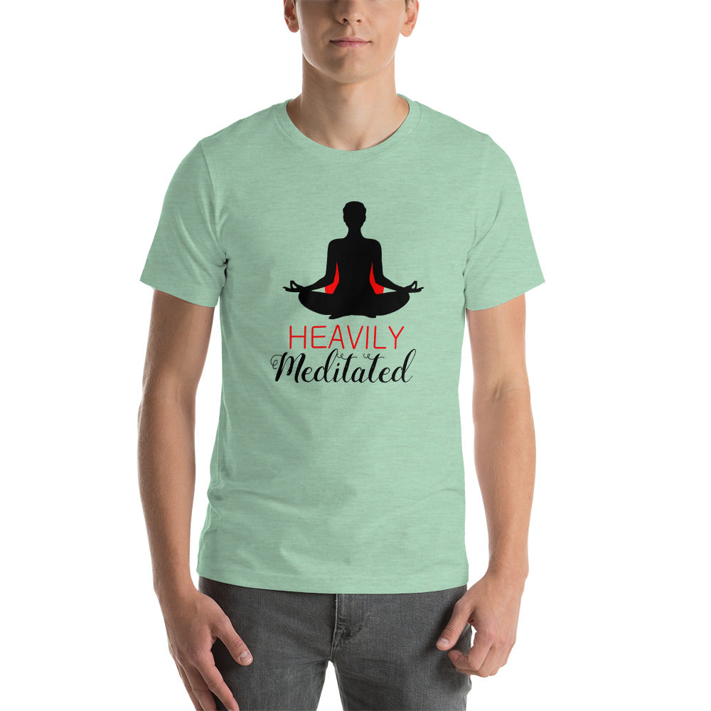 HEAVILY MEDITATED - Short-Sleeve Unisex T-Shirt