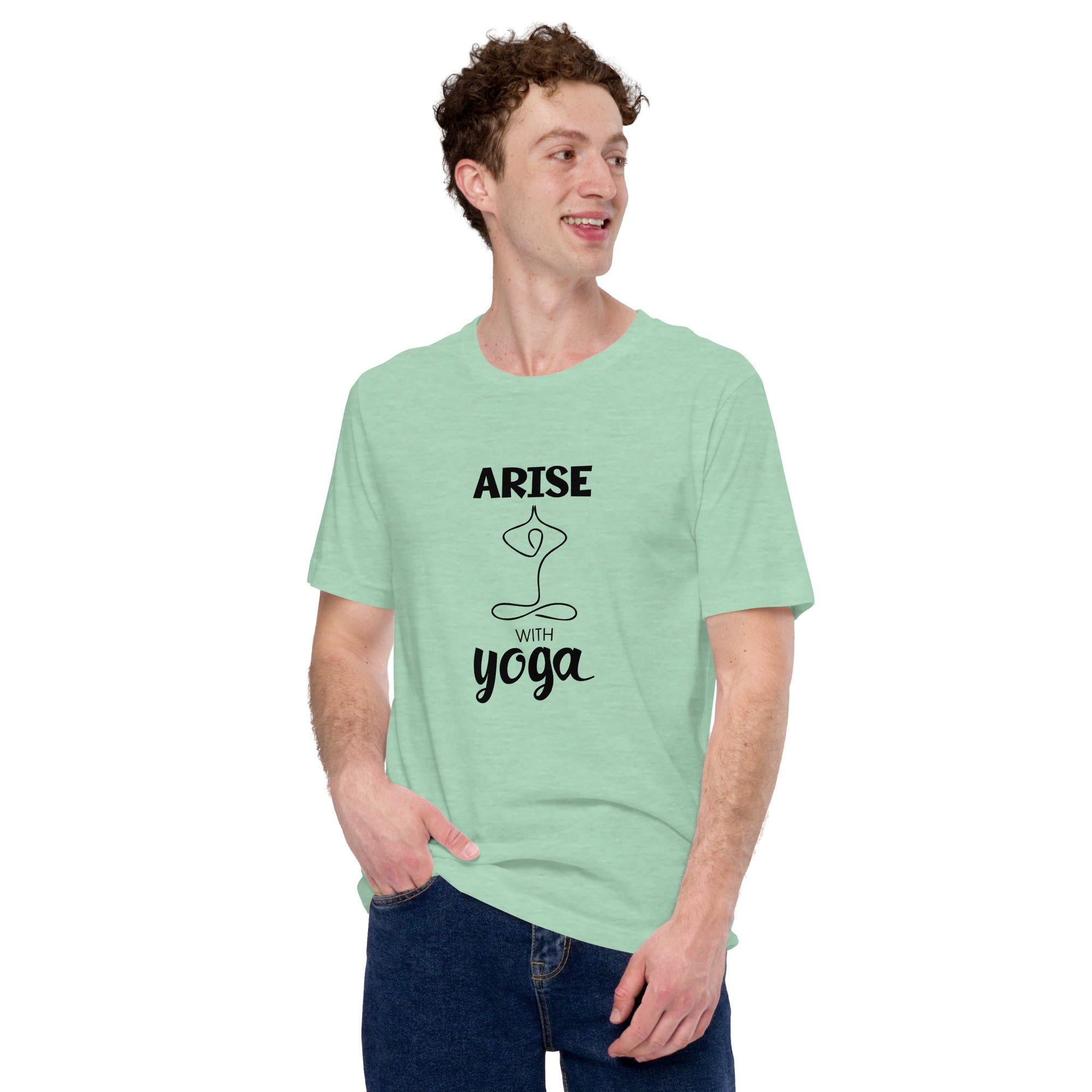 ARISE WITH YOGA - Unisex t-shirt