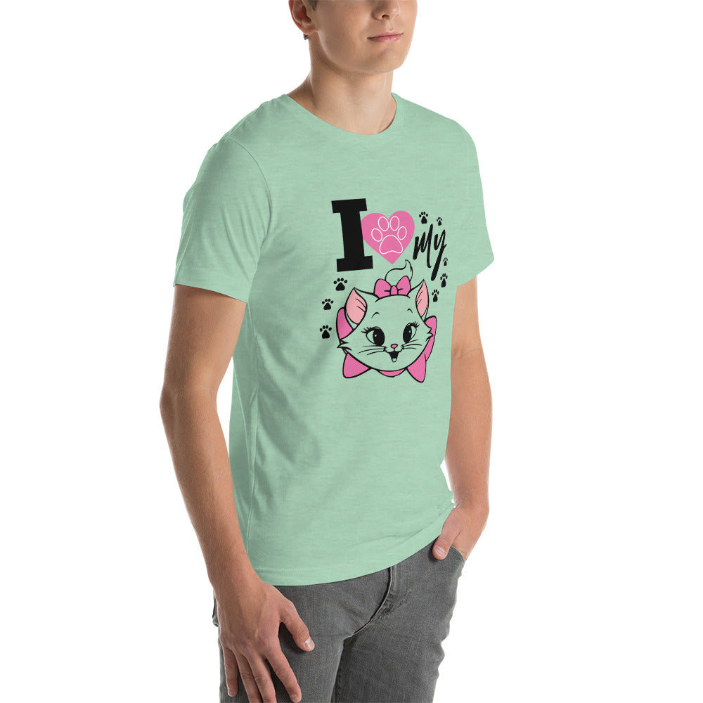 I LOVE MY CAT - Unisex t-shirt