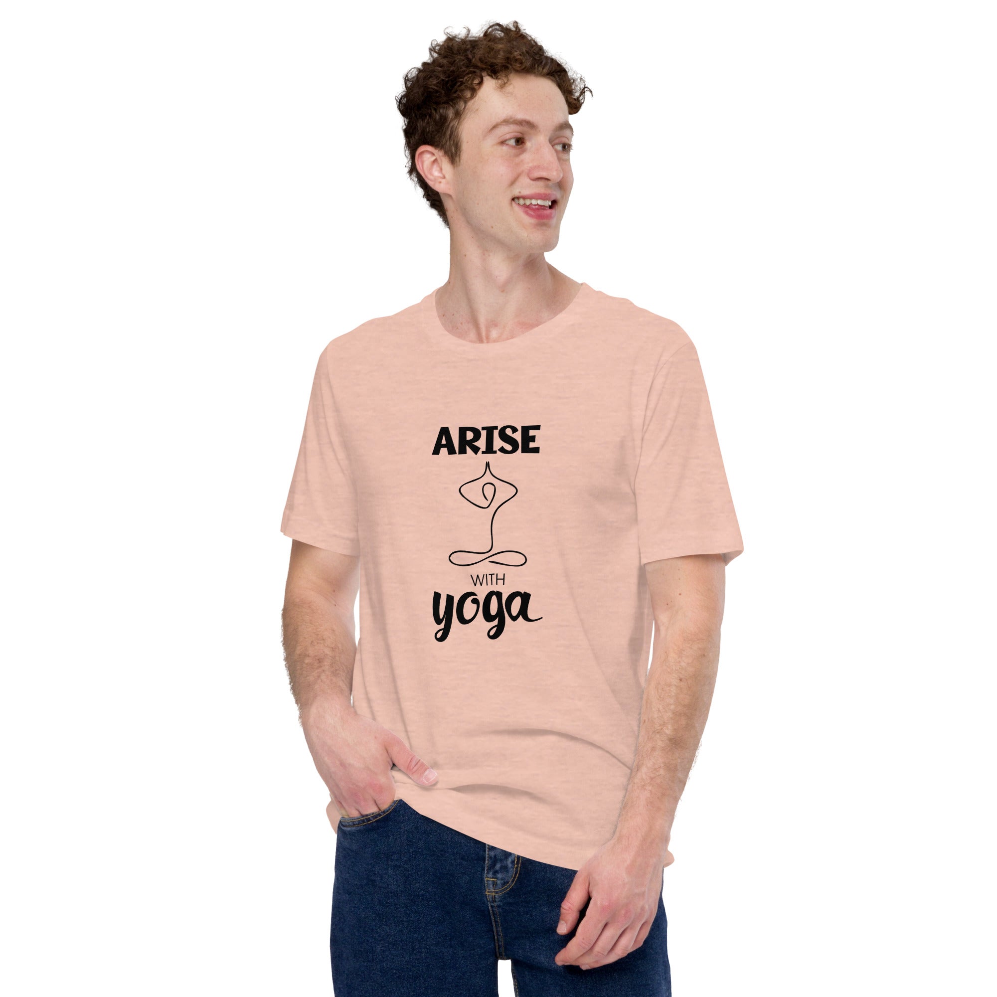 ARISE WITH YOGA - Unisex t-shirt
