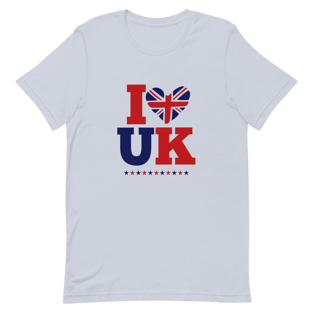 I LOVE UK - Unisex Short-Sleeve T-Shirt