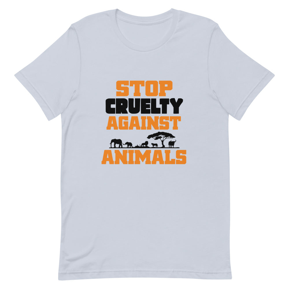 STOP CRUELTY AGAINST ANIMALS - Unisex Short-Sleeve T-Shirt