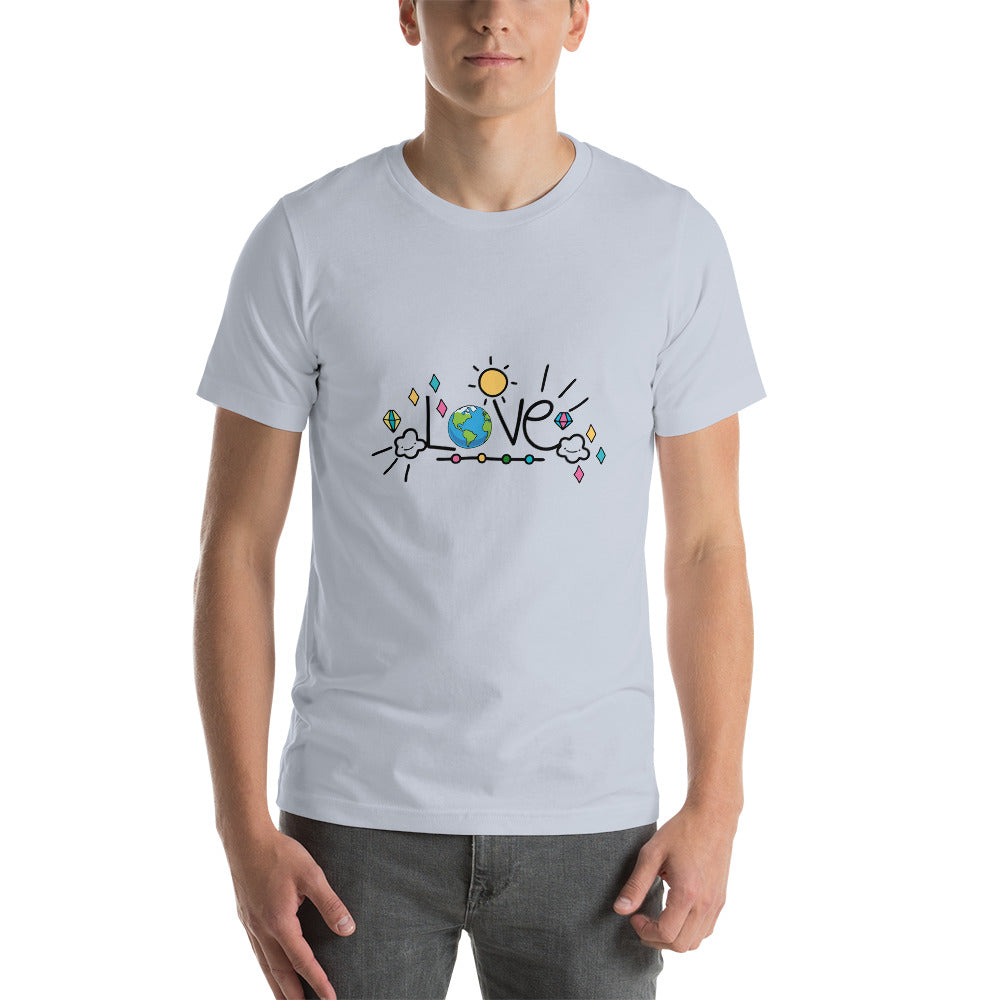 LOVE EARTH - Short-Sleeve Unisex T-Shirt