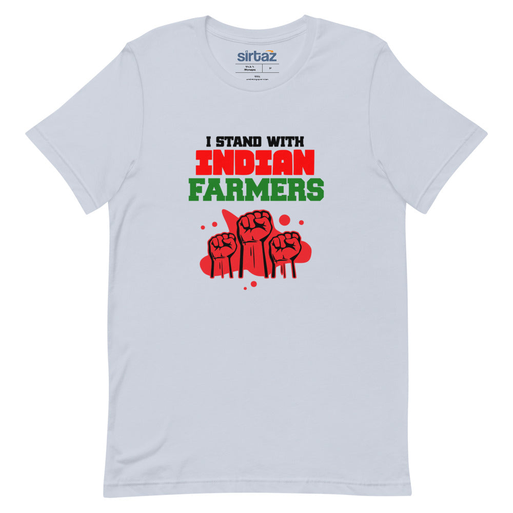 I STAND WITH INDIAN FARMERS - Unisex Short-Sleeve T-Shirt