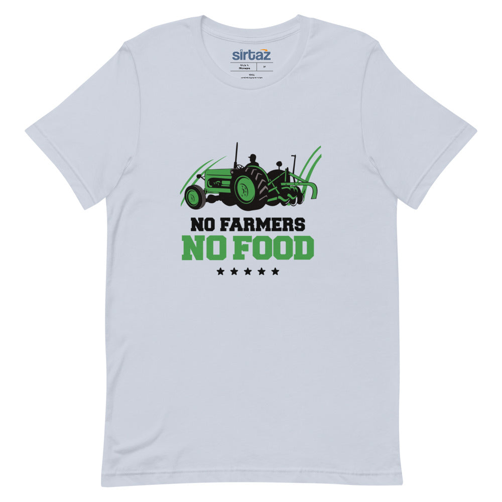 NO FARMERS NO FOOD - Unisex Short-Sleeve T-Shirt