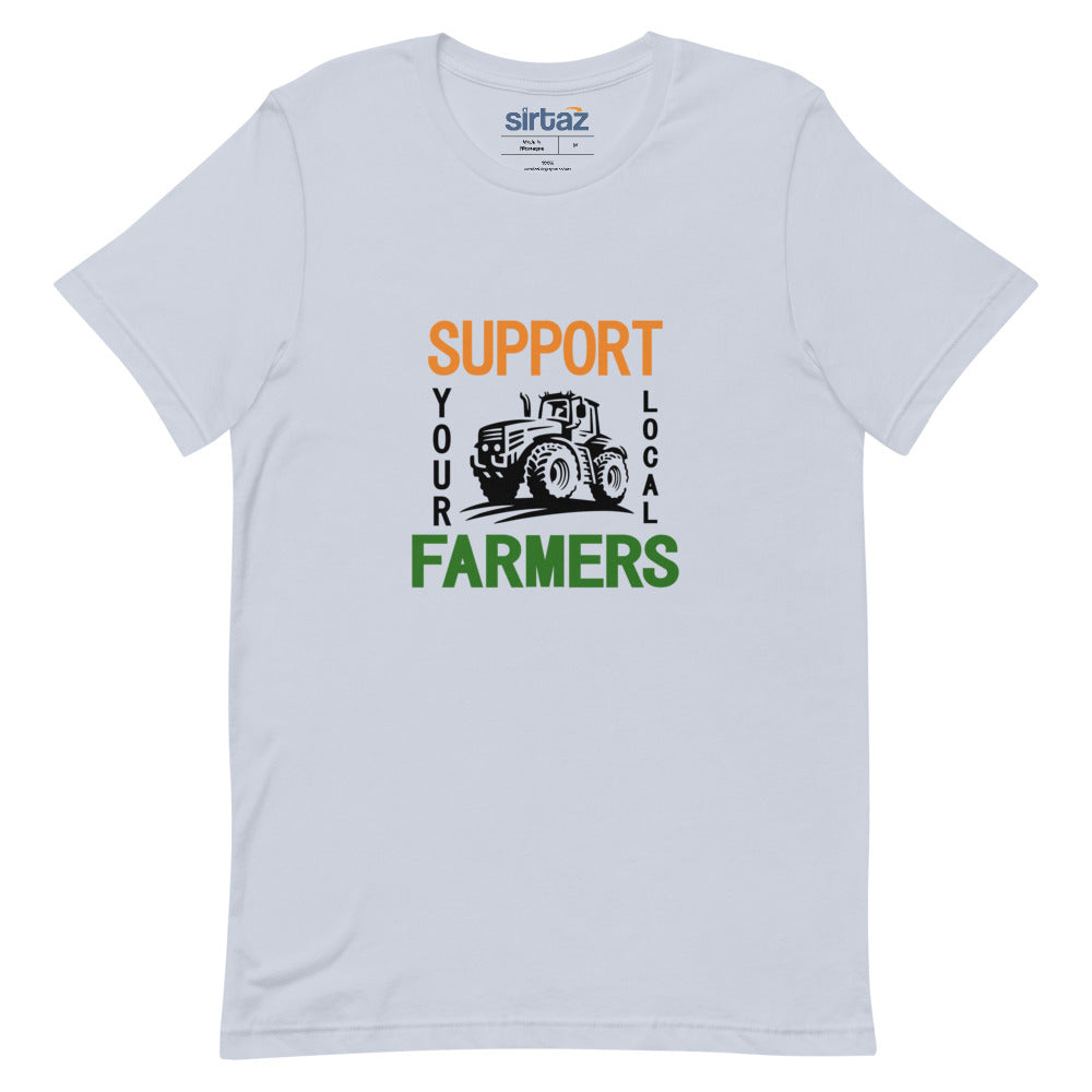 SUPPORT YOUR LOCAL FARMERS - Unisex Short-Sleeve T-Shirt