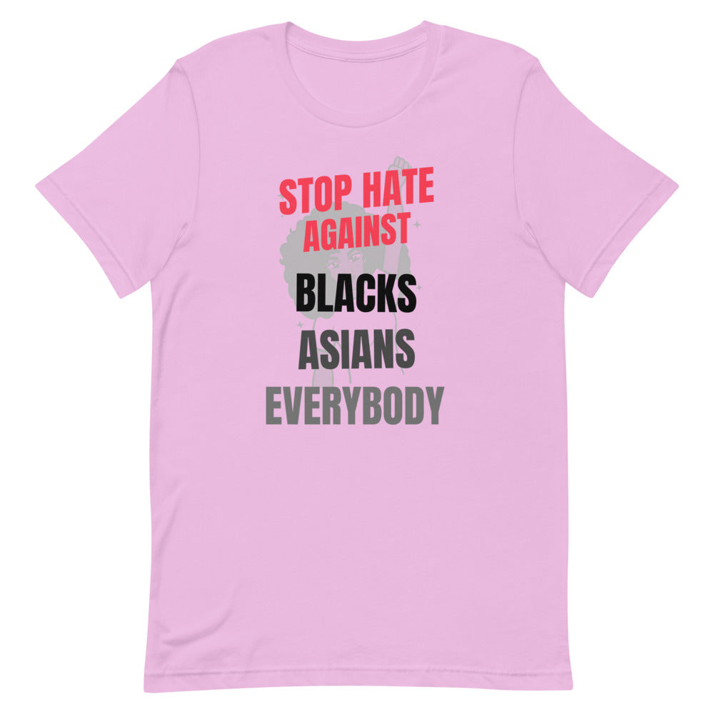 STOP HATE AGAINST EVERYBODY - Unisex Short-Sleeve T-Shirt