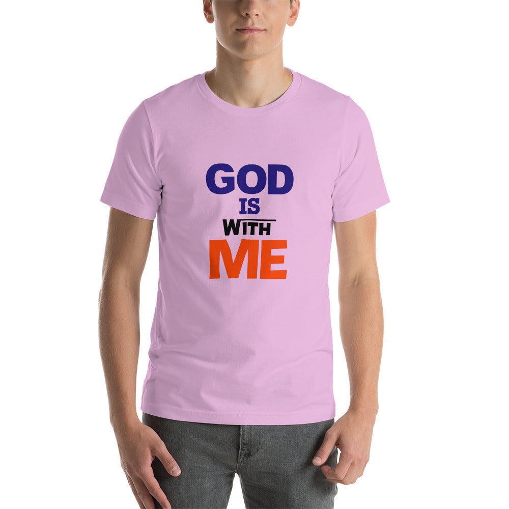 GOD IS WITH ME - Short-sleeve unisex t-shirt