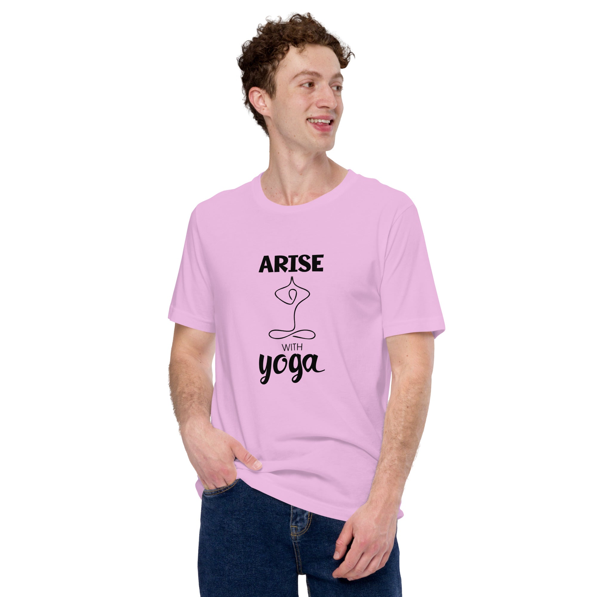 ARISE WITH YOGA - Unisex t-shirt