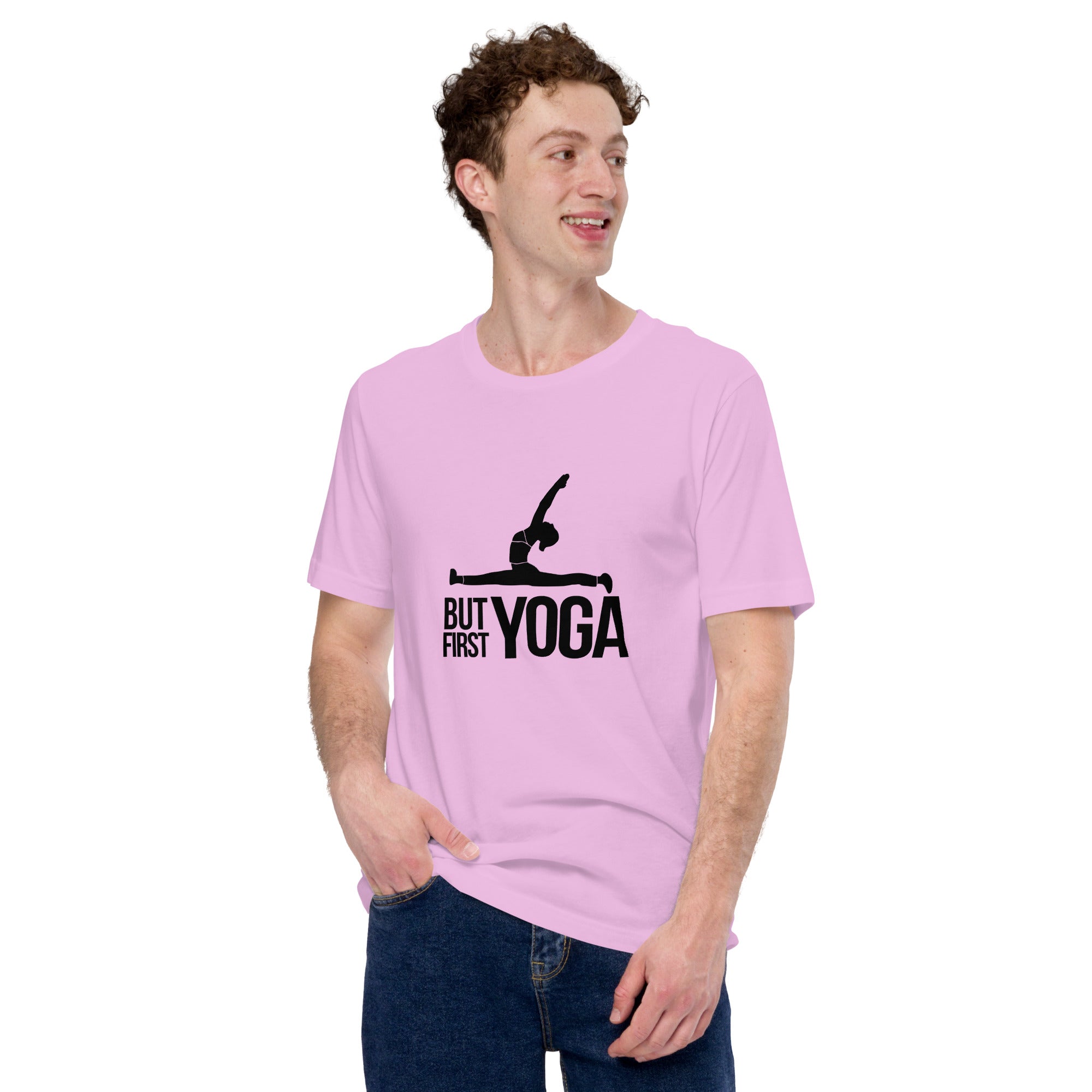 BUT FIRST YOGA - Unisex t-shirt