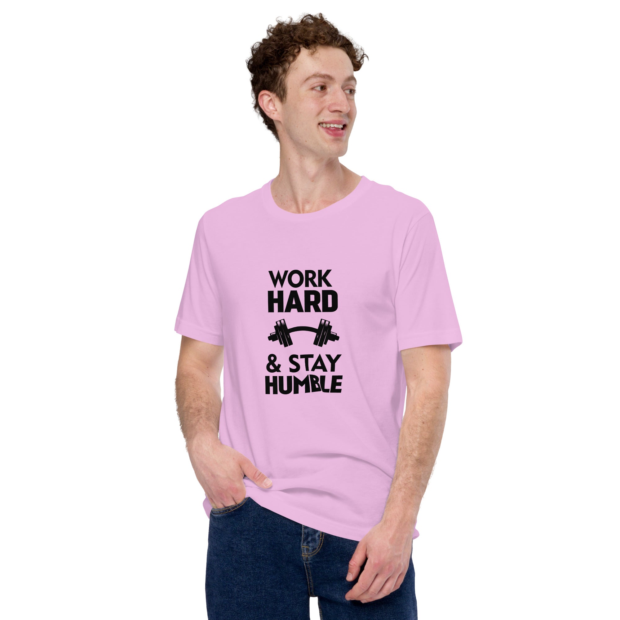 WORK HARD & STAY HUMBLE - Unisex t-shirt