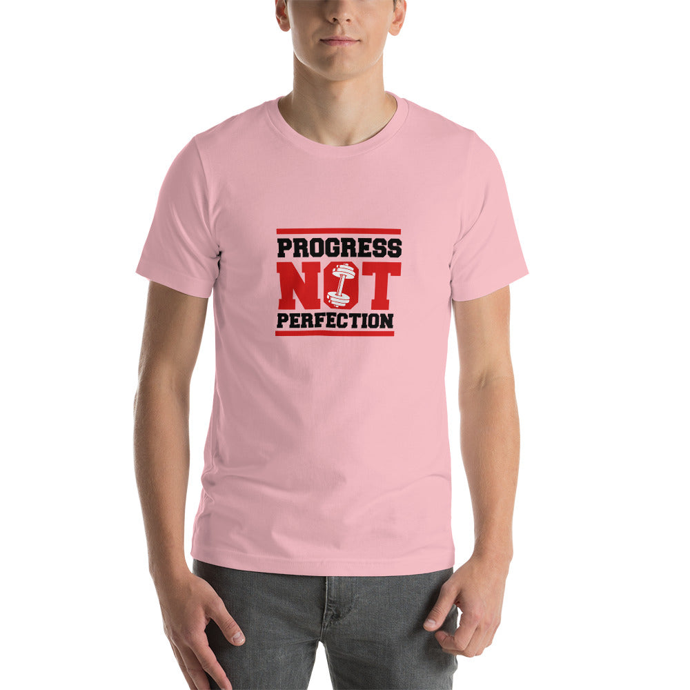 PROGRESS NOT PERFECTION - Unisex t-shirt