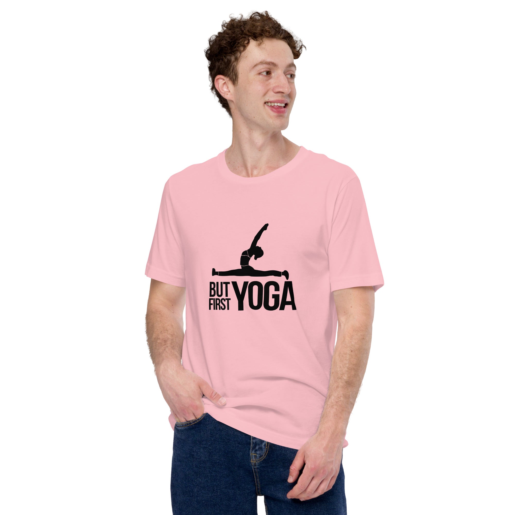 BUT FIRST YOGA - Unisex t-shirt