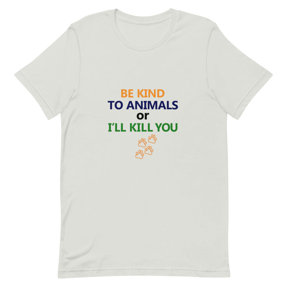 BE KIND TO ANIMALS - Unisex Short-Sleeve T-Shirt