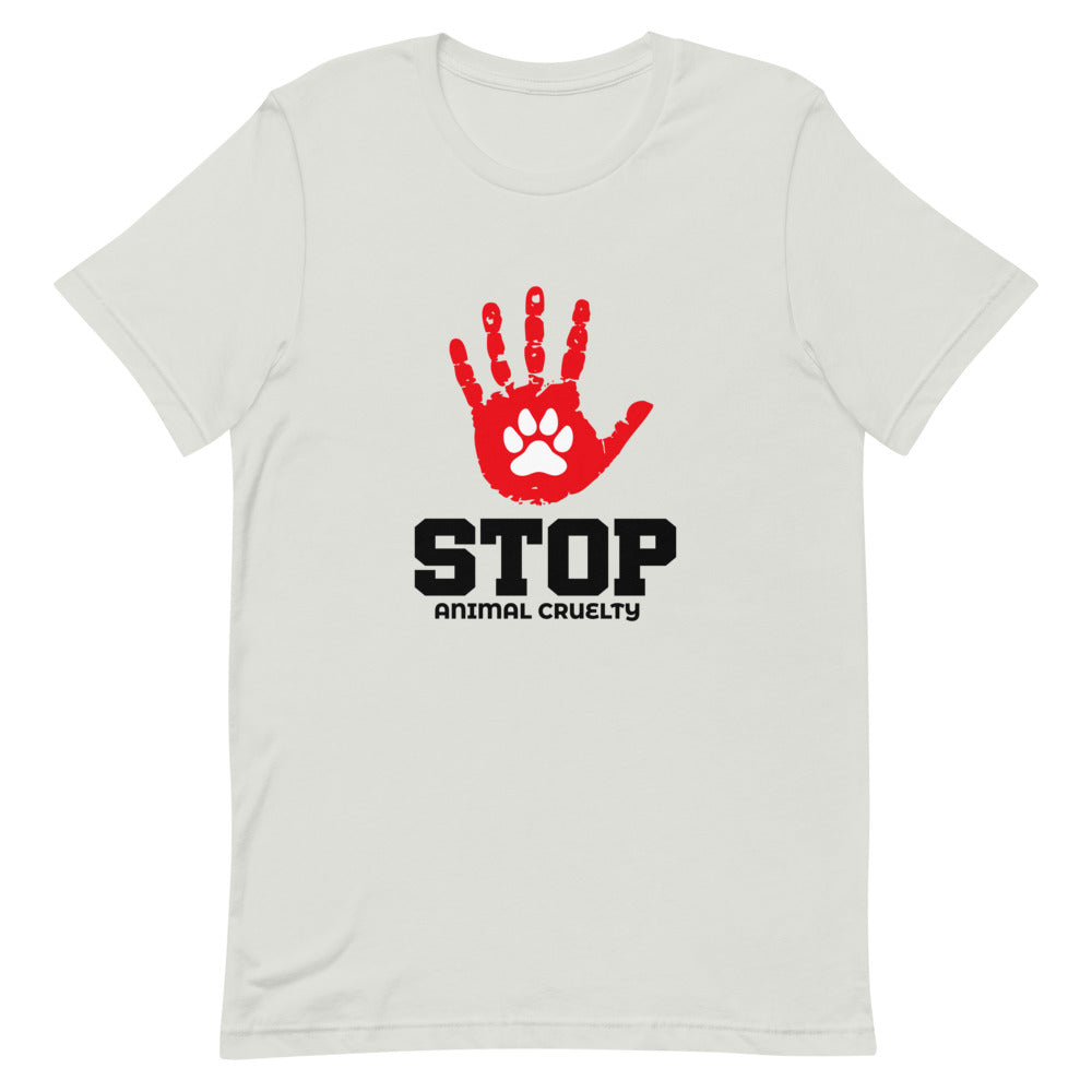 STOP ANIMAL CRUELTY - Unisex Short-Sleeve T-Shirt