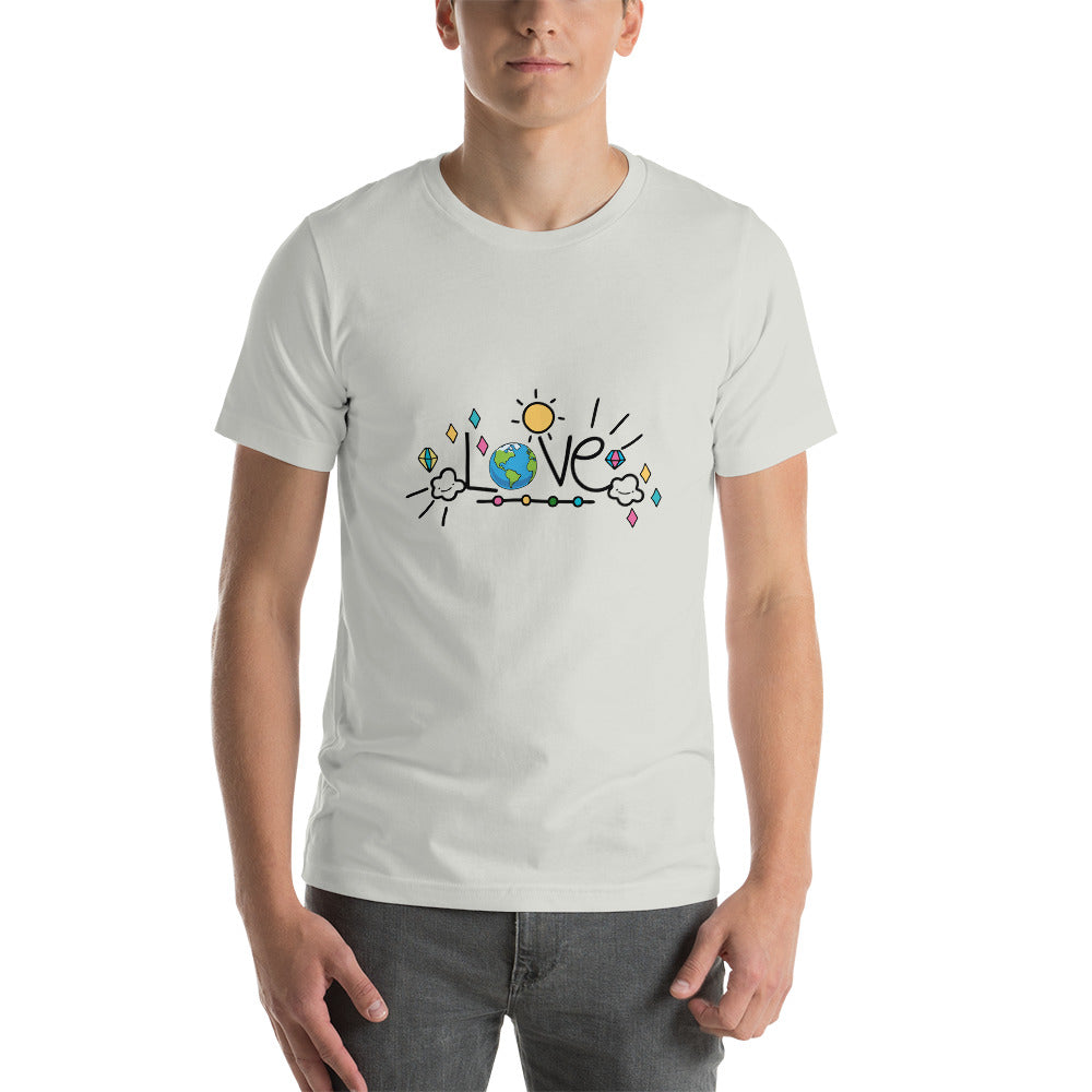 LOVE EARTH - Short-Sleeve Unisex T-Shirt