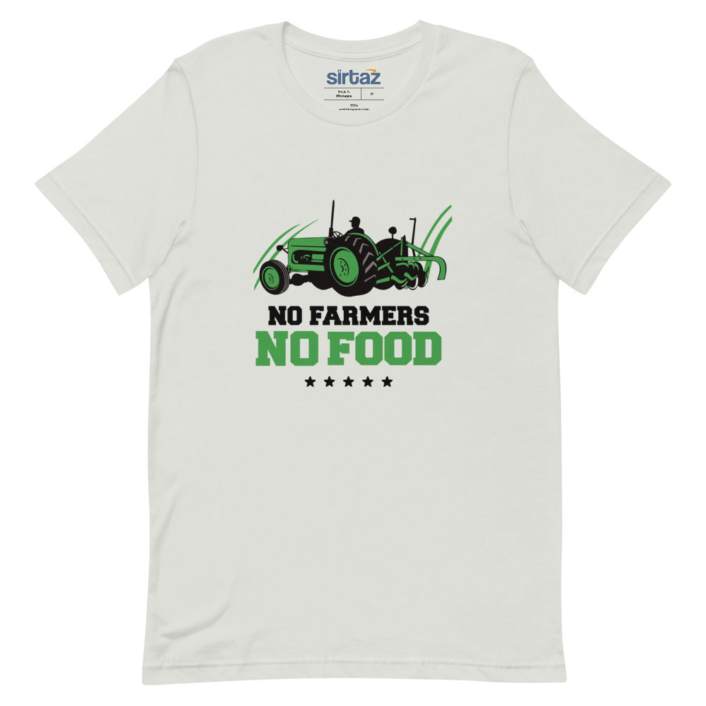 NO FARMERS NO FOOD - Unisex Short-Sleeve T-Shirt