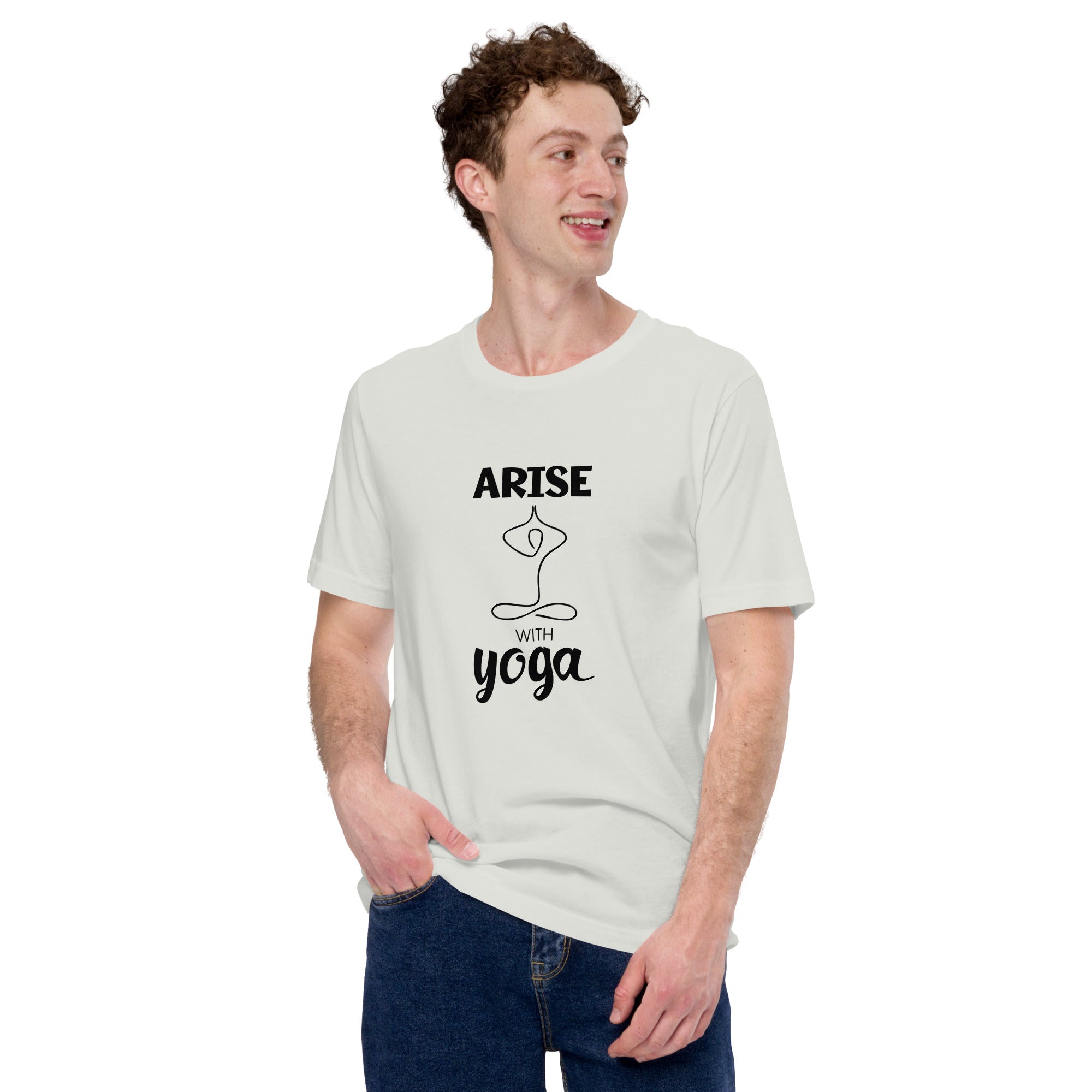 ARISE WITH YOGA - Unisex t-shirt