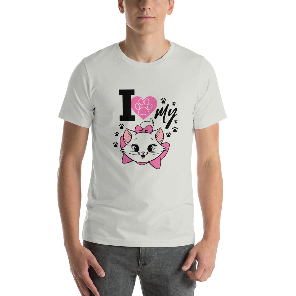 I LOVE MY CAT - Unisex t-shirt