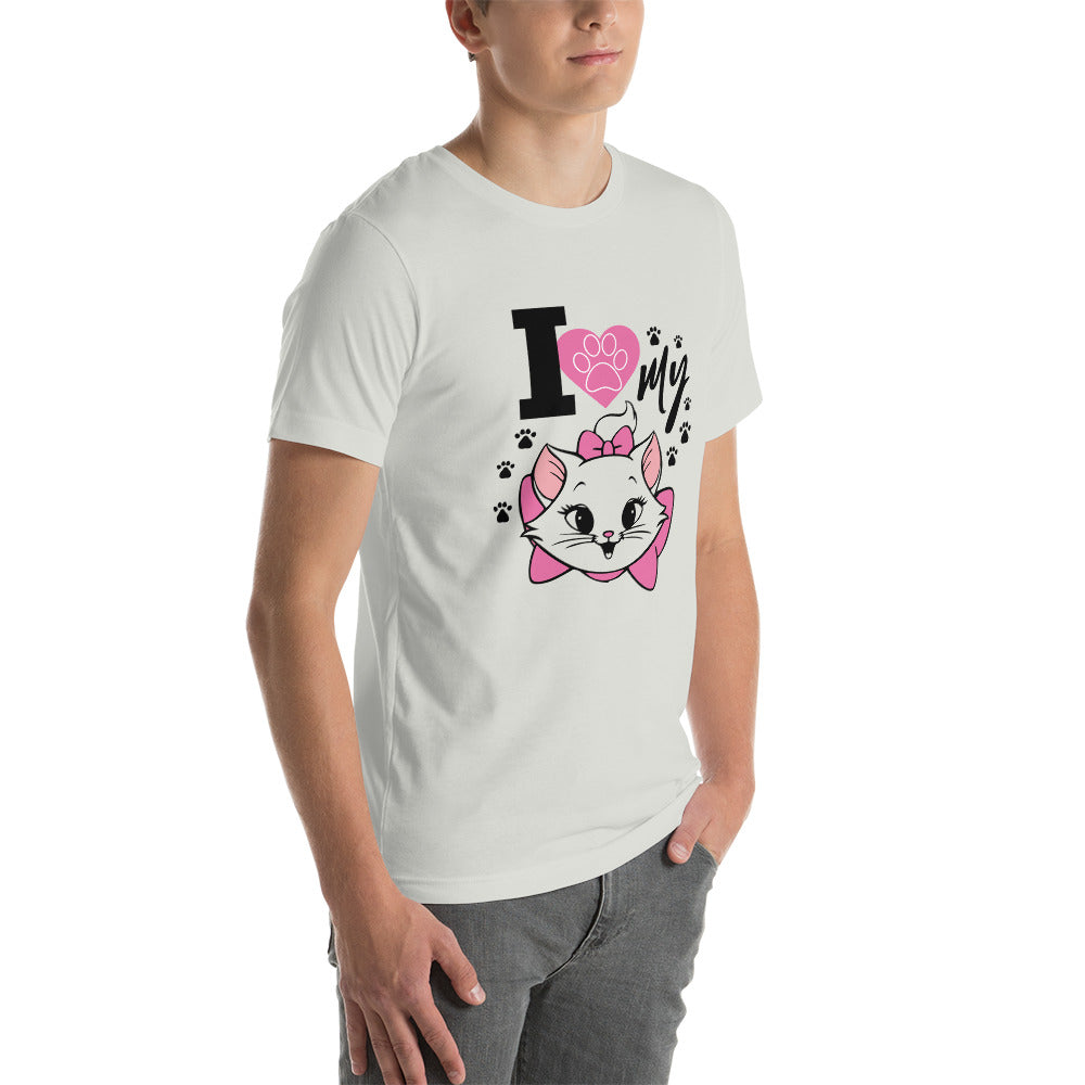 I LOVE MY CAT - Unisex t-shirt