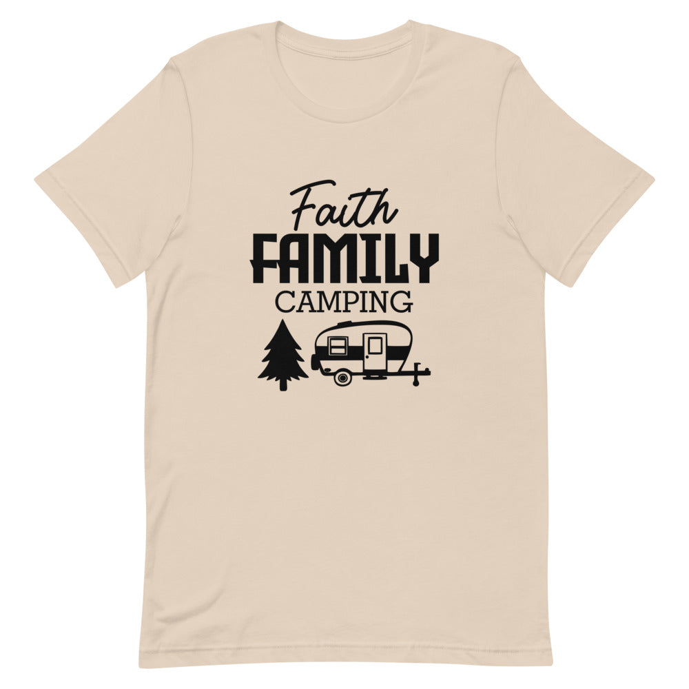 Family Camping- Unisex Short-Sleeve T-Shirt