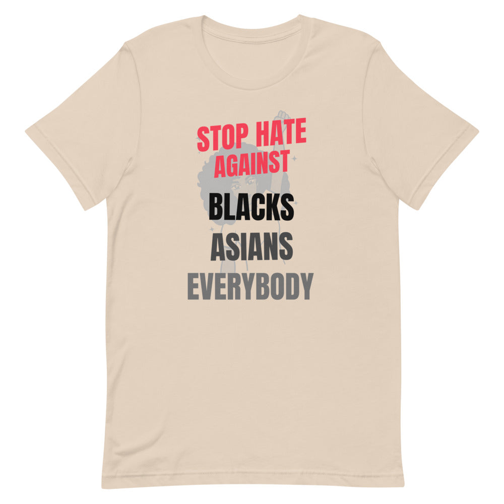 STOP HATE AGAINST EVERYBODY - Unisex Short-Sleeve T-Shirt