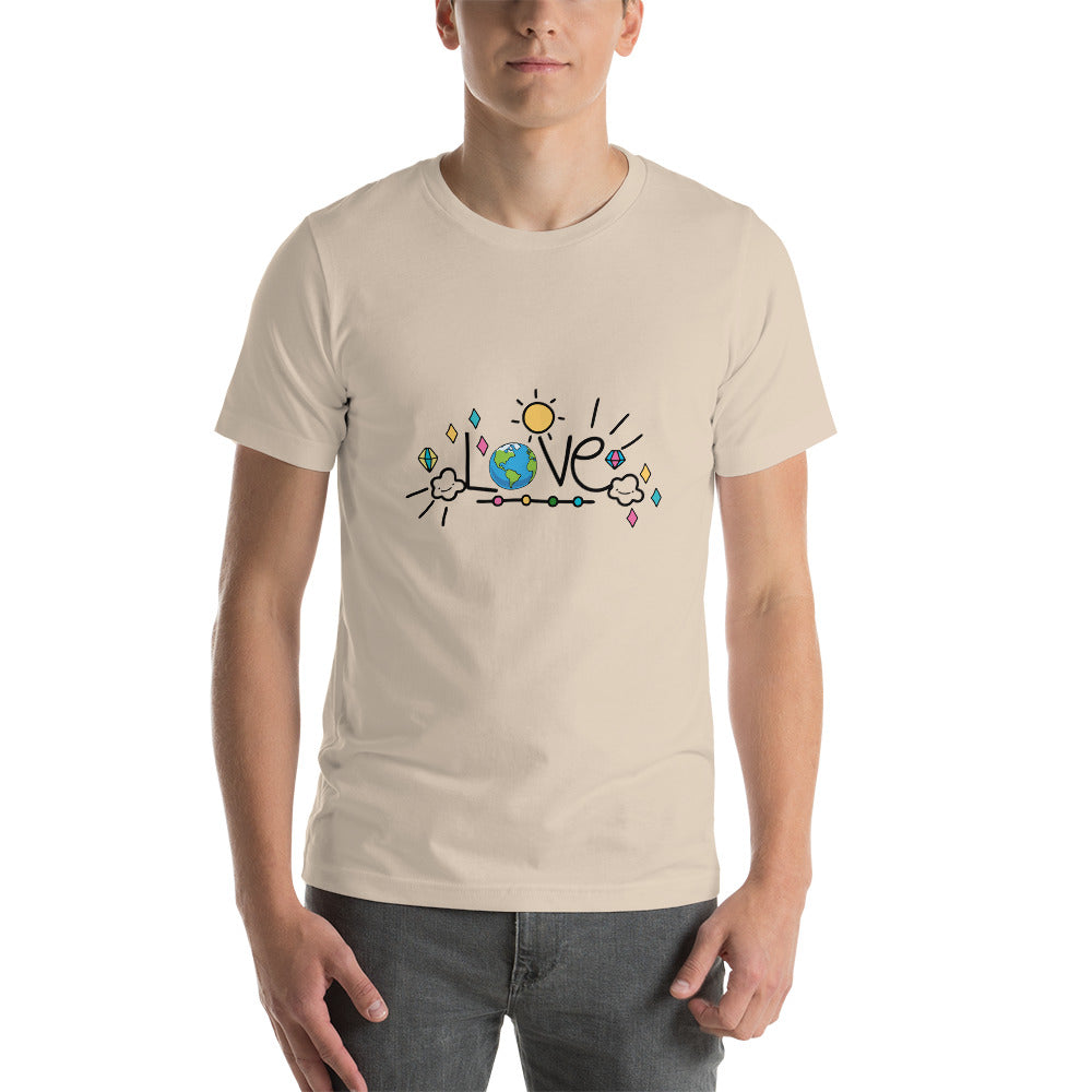 LOVE EARTH - Short-Sleeve Unisex T-Shirt